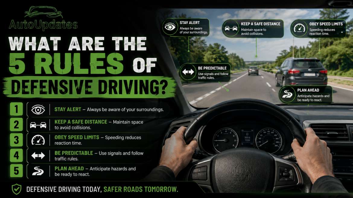 Mastering the Basics: What are the 5 Rules of Defensive Driving?